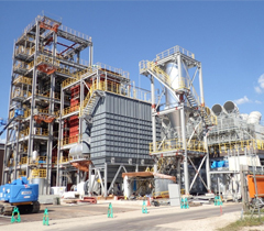 福井県大野市 木質バイオマス発電機械据付工事 ボイラ棟